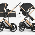 Kikkaboo Darling Stroller 3-in-1 With Transformable Seat Black | Prenatal, Babies, Nusring, Cybex, Avent Stroller