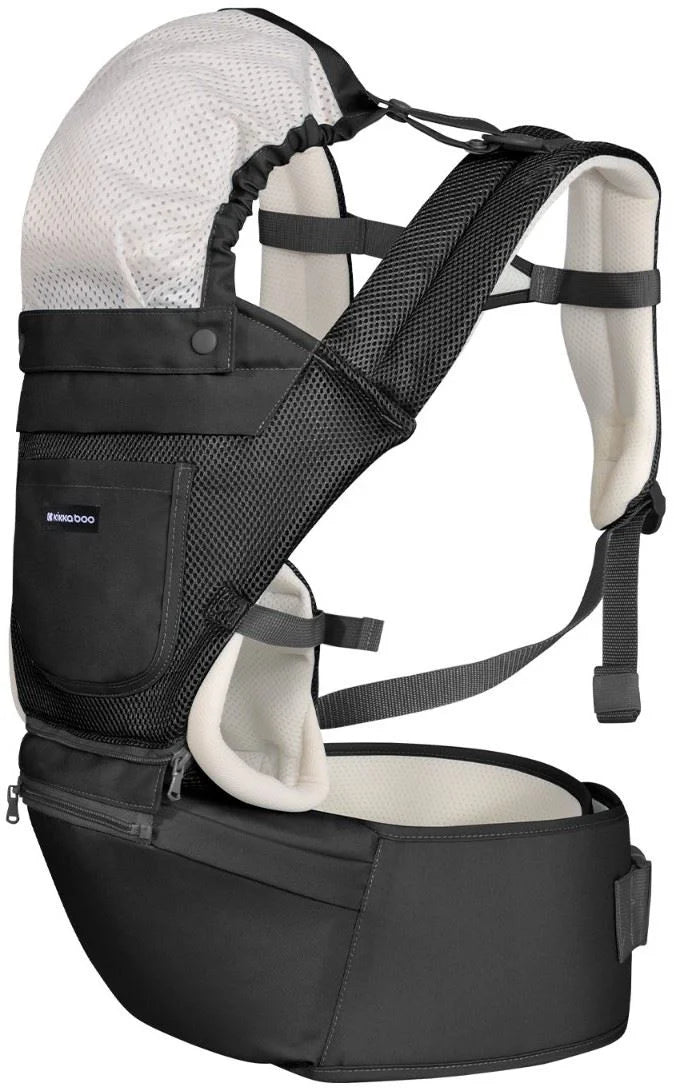 Kikkaboo Carrier 3-in-1 Chloe Mesh Beige - Black | Prenatal, Babies, Nusring, Cybex, Avent Carrier