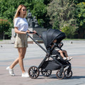 Kikkaboo Tiffany Stroller 2-in-1 with Carrycot - Dark Grey | Prenatal, Babies, Nusring, Cybex, Avent Stroller