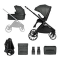 Kikkaboo Tiffany Stroller 2-in-1 with Carrycot - Dark Grey | Prenatal, Babies, Nusring, Cybex, Avent Stroller