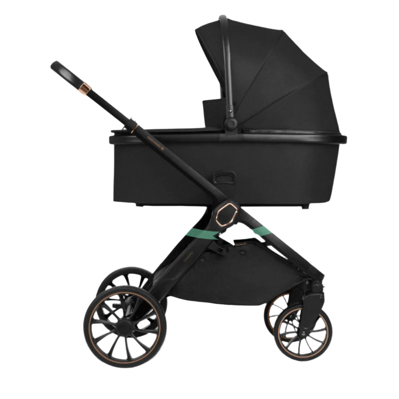 Kikkaboo Tiffany Stroller 2-in-1 with Carrycot - Black | Prenatal, Babies, Nusring, Cybex, Avent Stroller