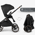Kikkaboo Tiffany Stroller 2-in-1 with Carrycot - Black | Prenatal, Babies, Nusring, Cybex, Avent Stroller