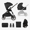 Kikkaboo Tiffany Stroller 2-in-1 with Carrycot - Black | Prenatal, Babies, Nusring, Cybex, Avent Stroller
