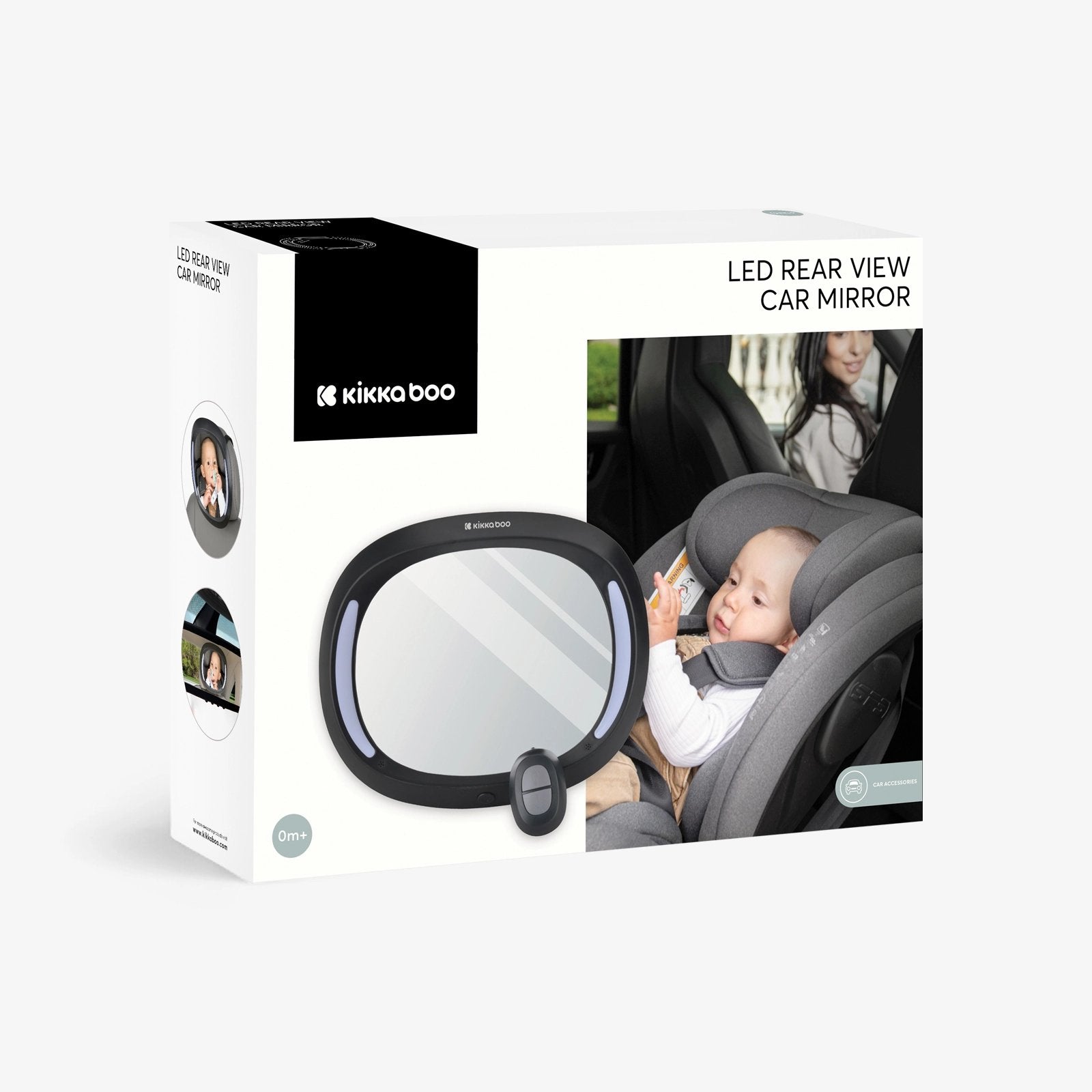Kikkaboo Led Rearview Mirror For Car | Prenatal, Babies, Nusring, Cybex, Avent Car Mirror