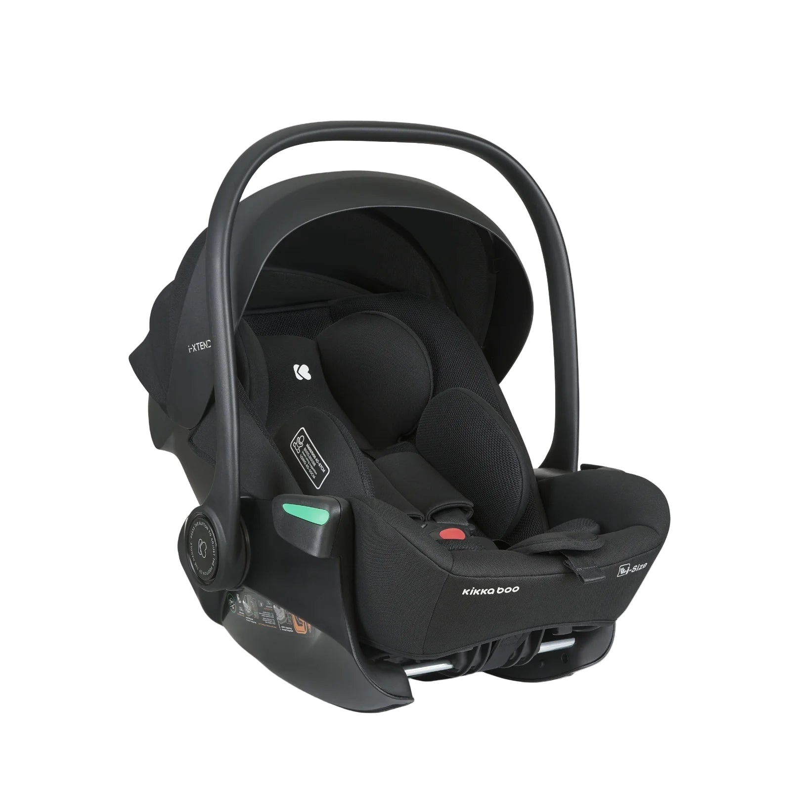 Kikkaboo i-Xtend Black  Car seat i-Size (40-87 cm) Car Seat