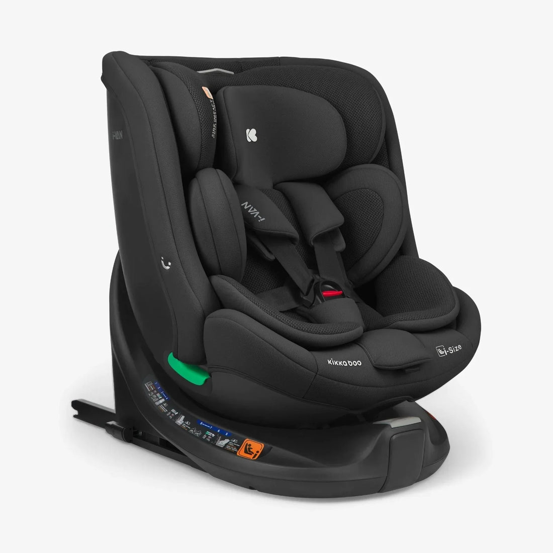 Kikkaboo i-Van i-SIZE Car Seat 40–150cm – Black