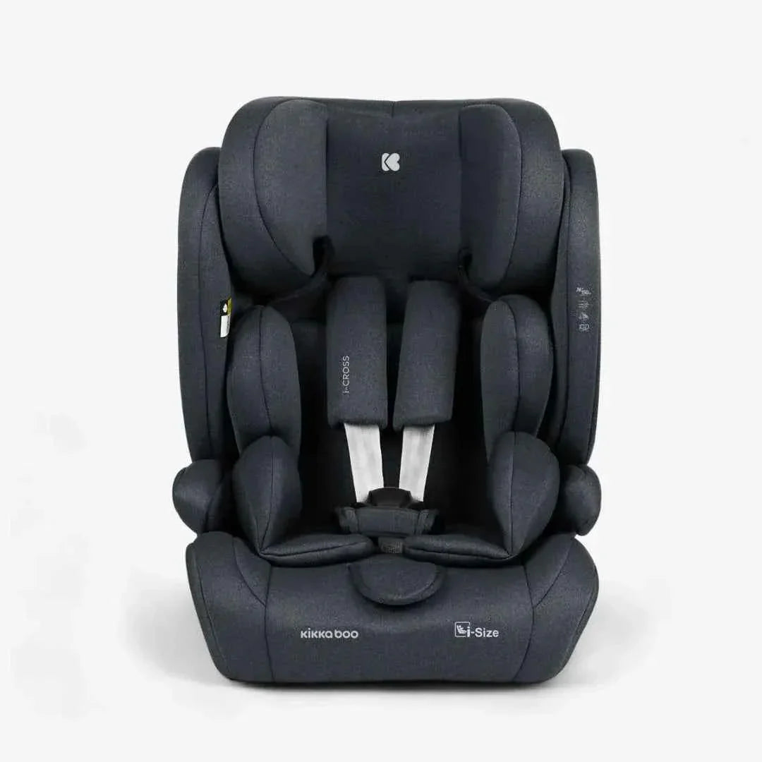 Kikkaboo i-Cross i-SIZE Car Seat 76–150cm – Dark Grey