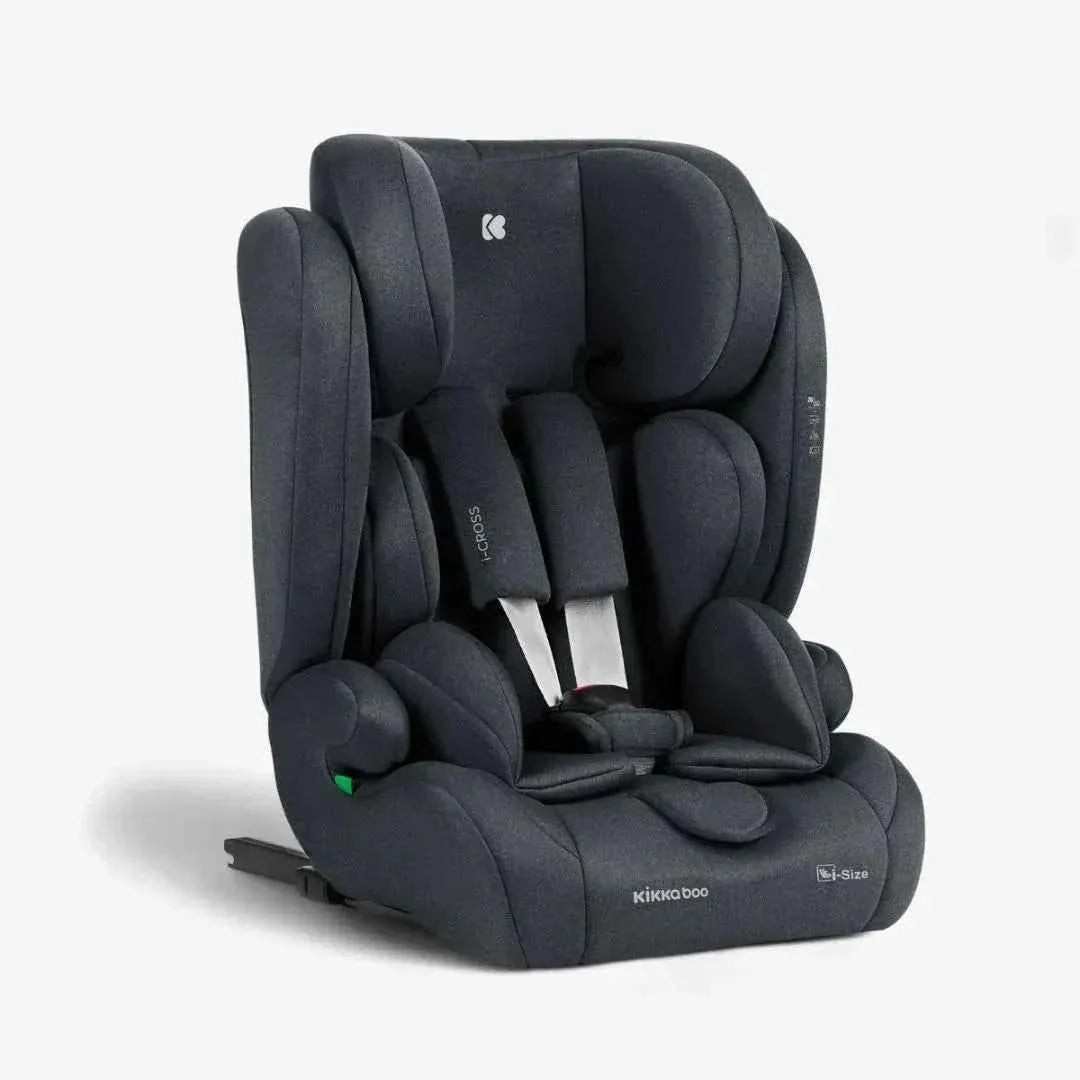 Kikkaboo i-Cross i-SIZE Car Seat 76–150cm – Dark Grey