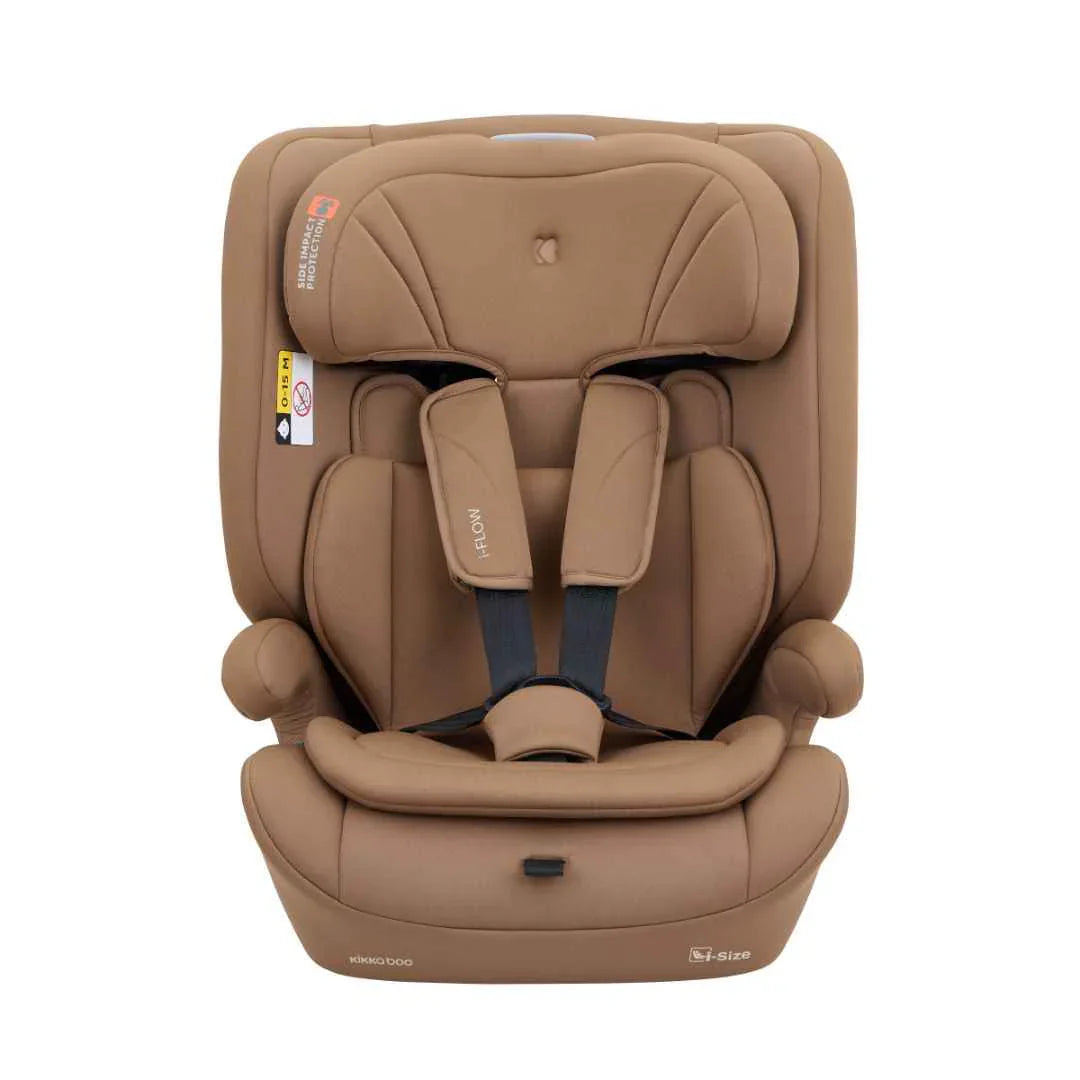 Kikkaboo i-Flow i-SIZE Car Seat 76–150cm – Mocha