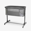 Kikkaboo Noah Bedside Crib – Dark Grey (2025)
