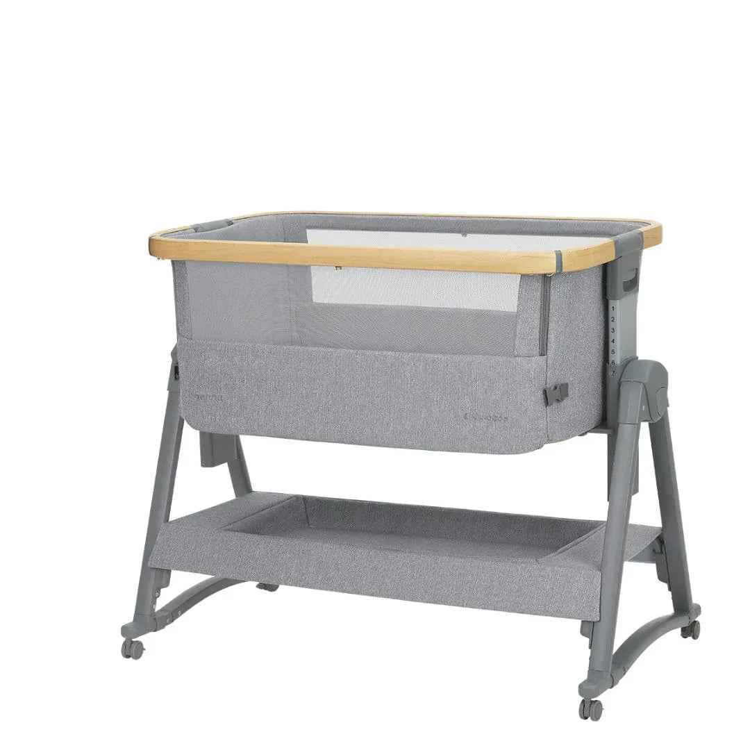 Kikkaboo Nanna 2 Bedside Crib – Grey