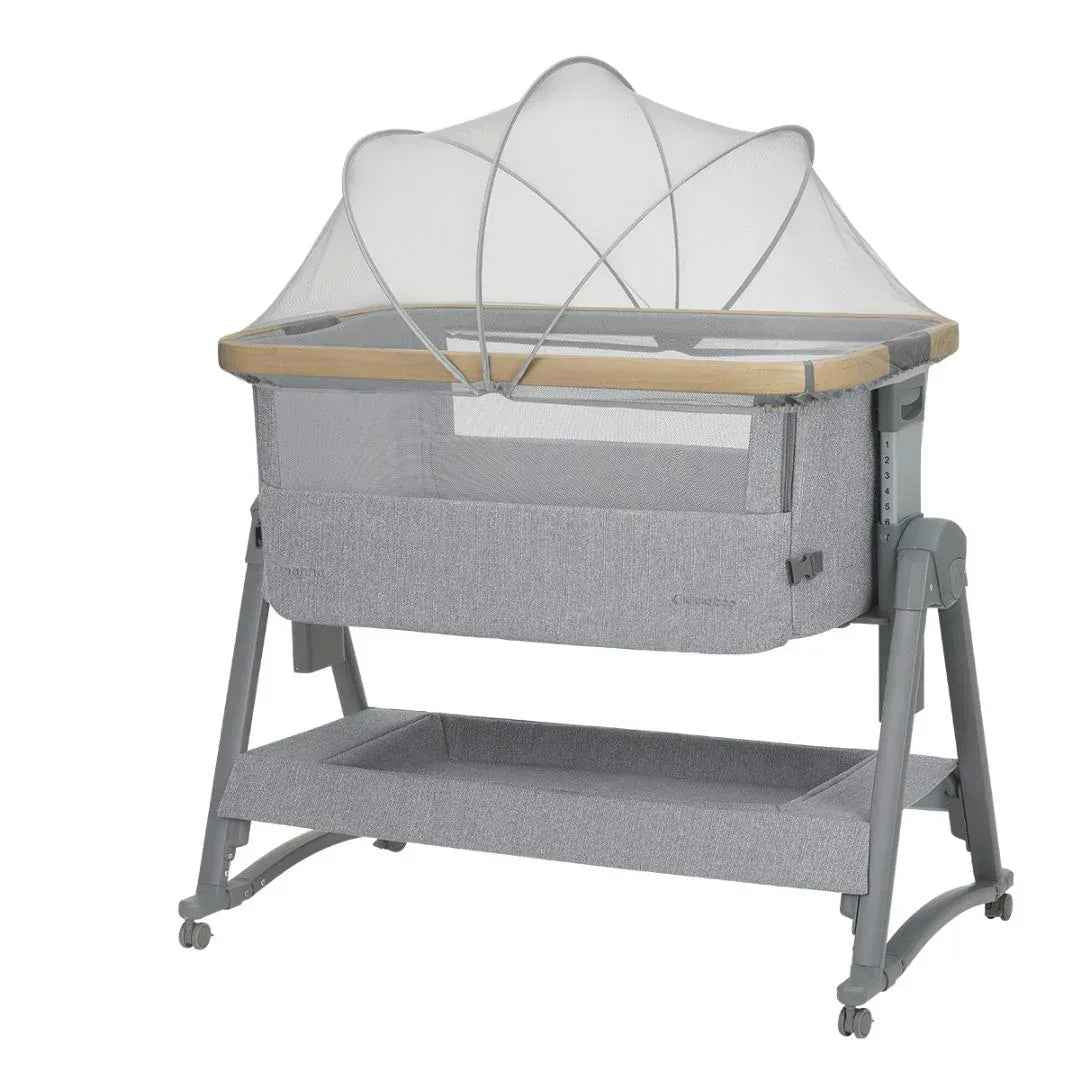 Kikkaboo Nanna 2 Bedside Crib – Grey