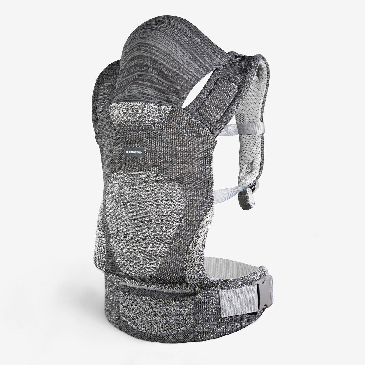 Kikkaboo Hoody Fly Knit Baby Carrier – Grey