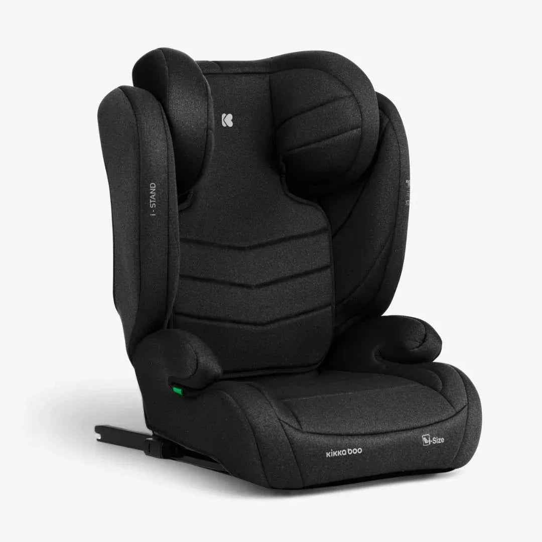 Kikkaboo i-Stand i-SIZE Car Seat 100–150cm – Black