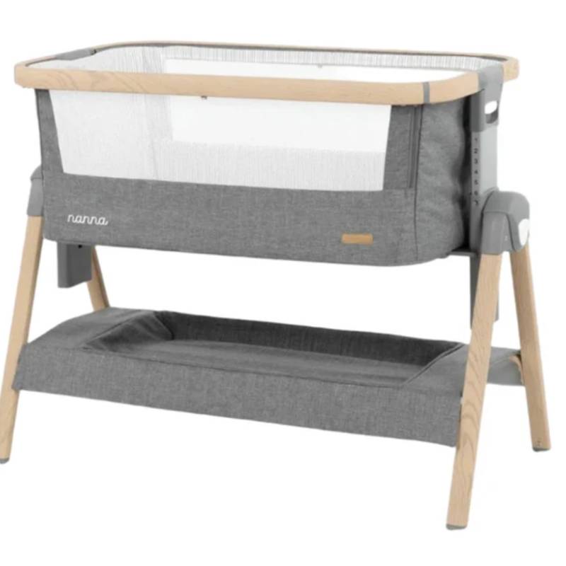 Kikkaboo Nanna Bedside Crib - Dark Grey | Prenatal, Babies, Nusring, Cybex, Avent Bedside Crib