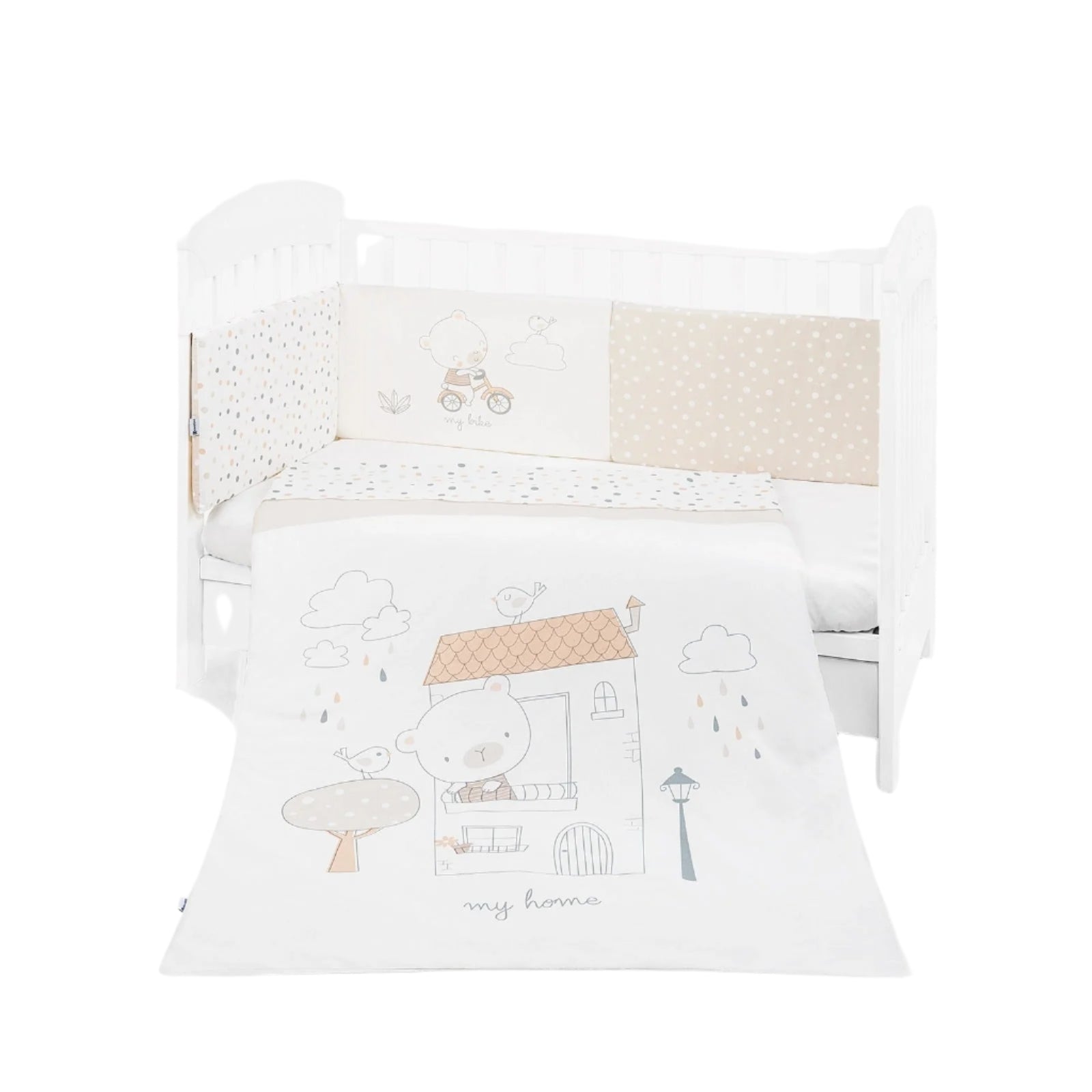 Kikkaboo My Teddy Bedding Set EU Style 60-120 Pack of 2 | Prenatal, Babies, Nusring, Cybex, Avent Bedding