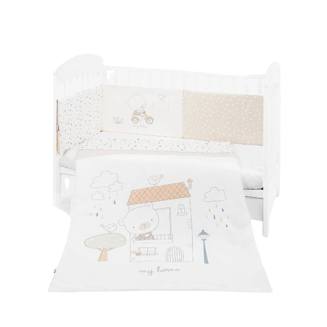Kikkaboo My Teddy Bedding Set EU Style 60-120 Pack of 2 | Prenatal, Babies, Nusring, Cybex, Avent Bedding