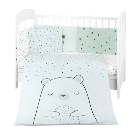 Kikkaboo Bear with Me Bedding Set 70-140 Pack of 6 | Prenatal, Babies, Nusring, Cybex, Avent Bedding