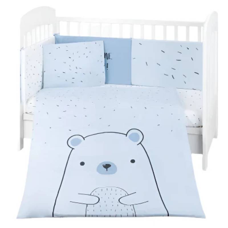 Kikkaboo Bear with Me Bedding Set 70-140 Pack of 6 | Prenatal, Babies, Nusring, Cybex, Avent Bedding