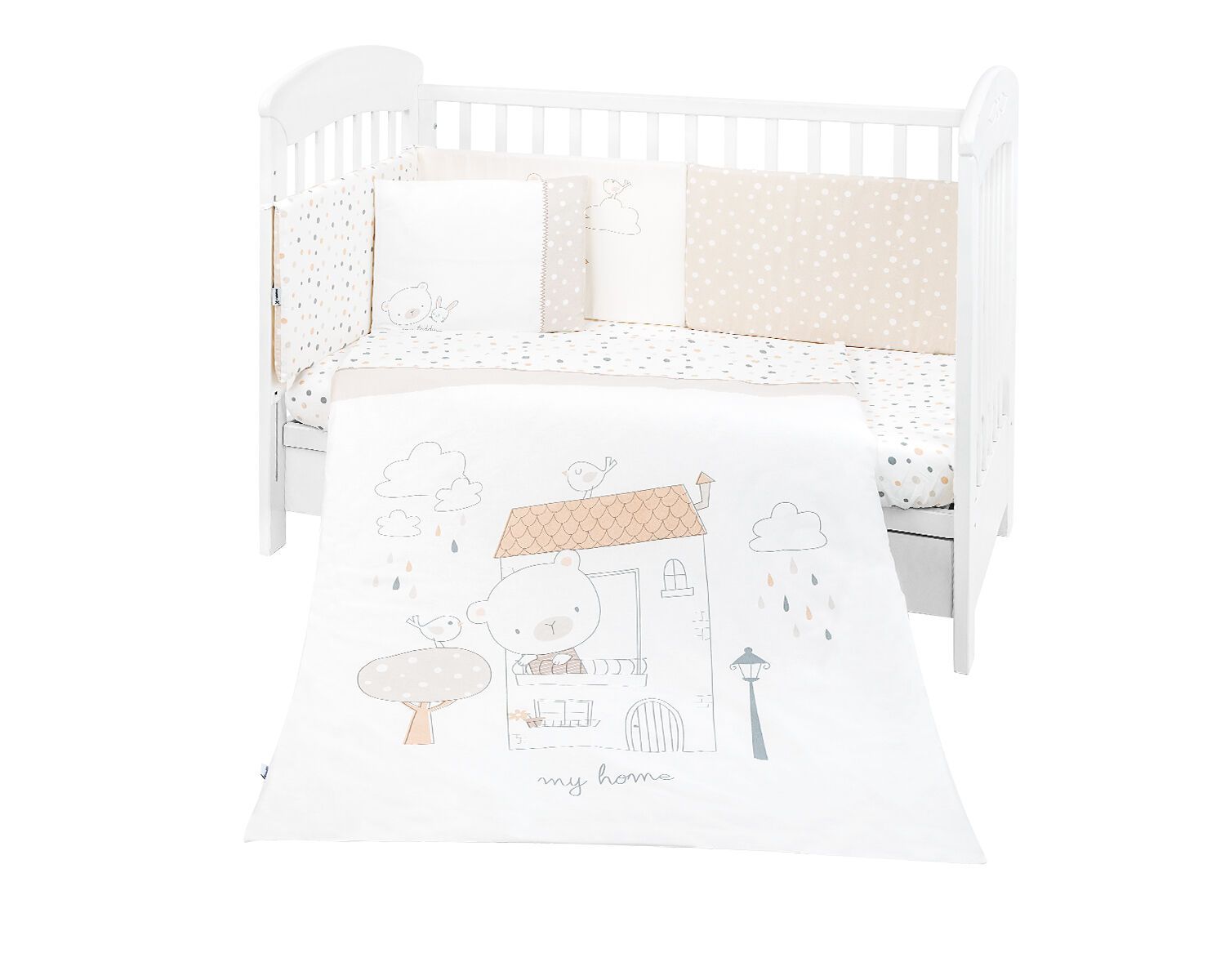 Kikkaboo My Teddy Bedding Set 60-120 Pack of 6 | Prenatal, Babies, Nusring, Cybex, Avent Bedding