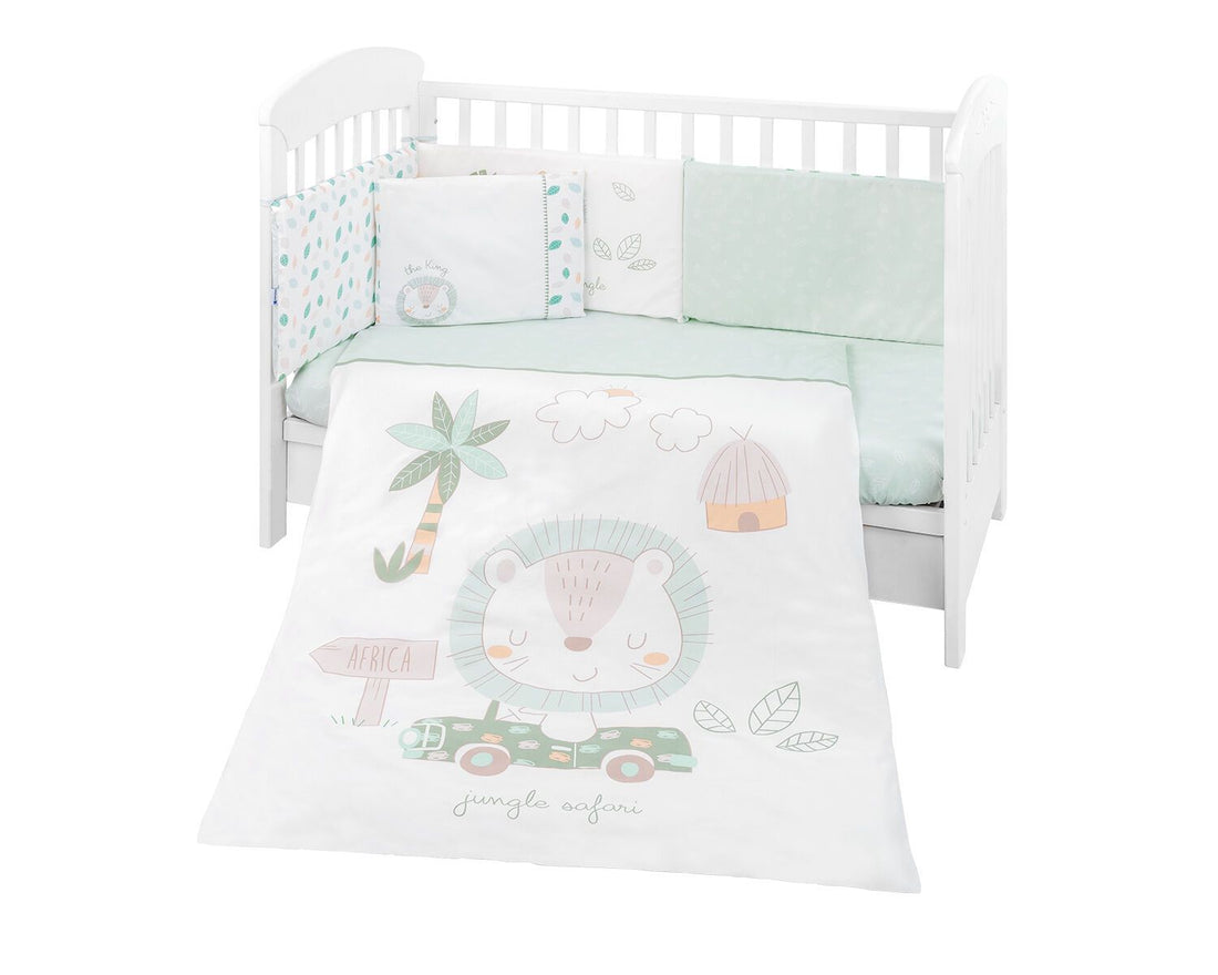Kikkaboo Jungle King Bedding Set 60-120 Pack of 6 | Prenatal, Babies, Nusring, Cybex, Avent Bedding