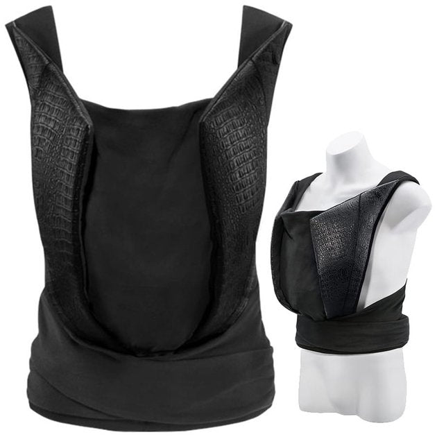 Cybex Yema TIE Leather Baby Carrier Stardust - Black | Prenatal, Babies, Nusring, Cybex, Avent Carrier