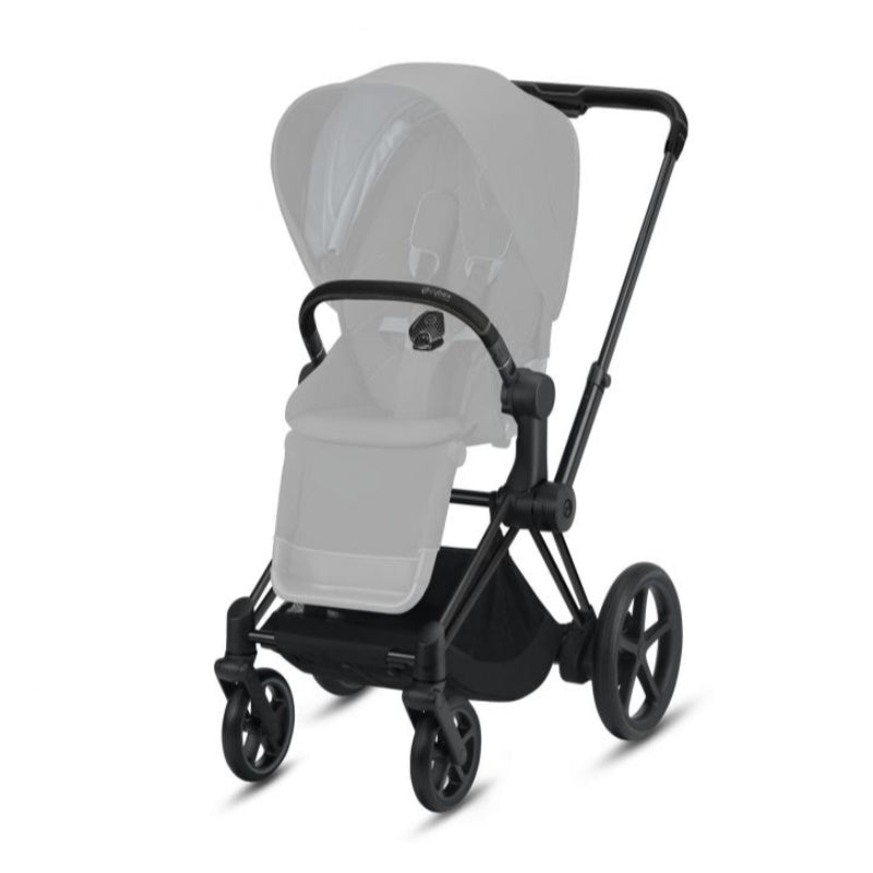 Cybex e-Priam 20 Frame with Seat Frame - Matt Black | Prenatal, Babies, Nusring, Cybex, Avent Stroller Frame