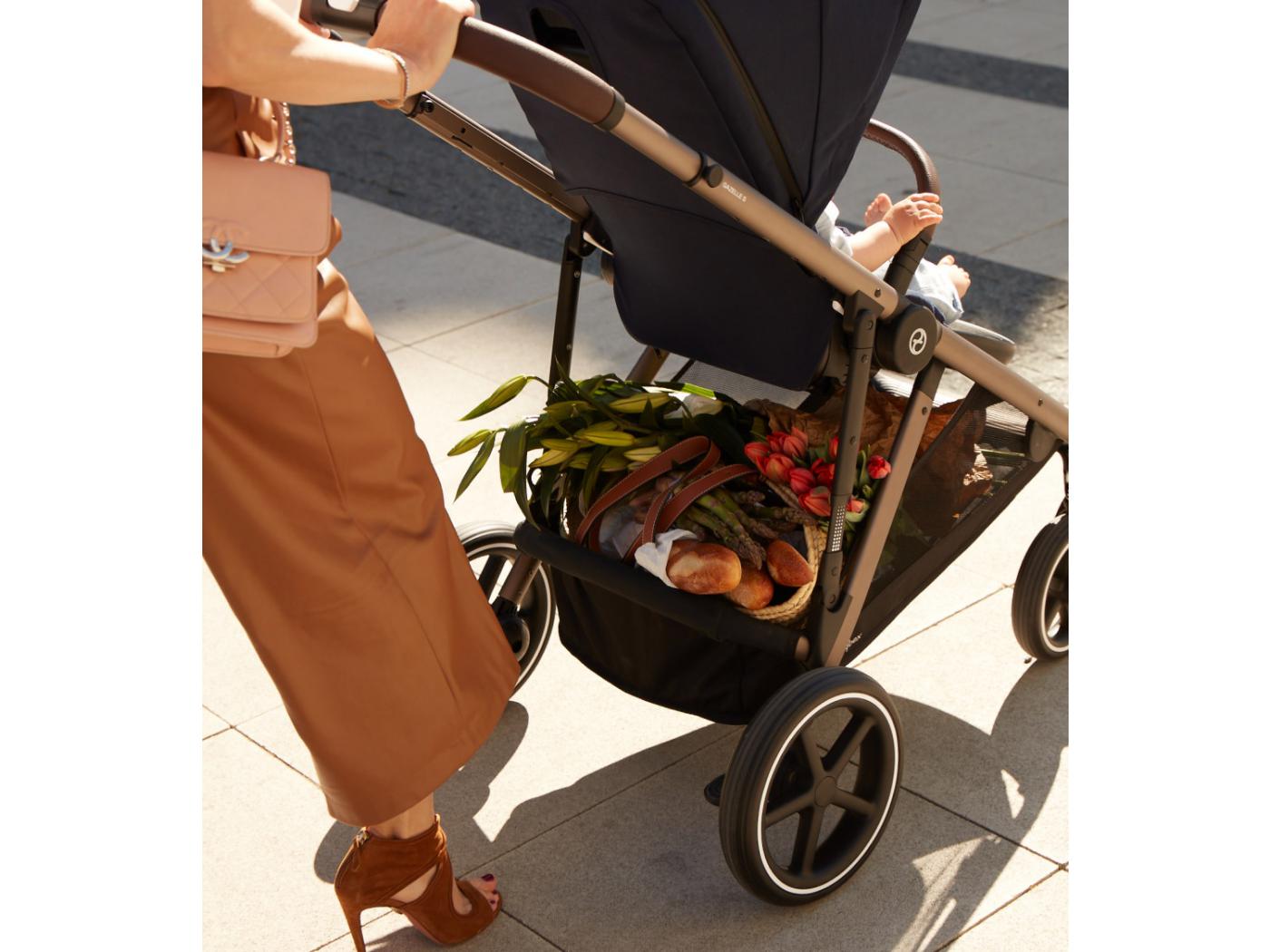 Cybex Gazelle S Taupe Stroller - Deep Black | Prenatal, Babies, Nusring, Cybex, Avent Stroller