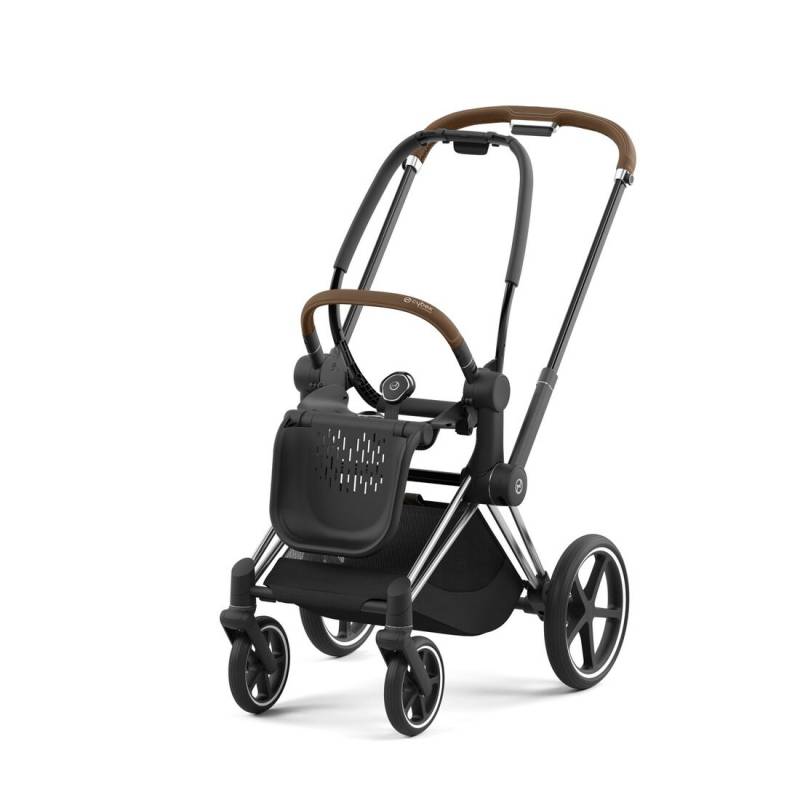 Cybex Priam chrome stroller frame with brown details | Prenatal, Babies, Nusring, Cybex, Avent Frame