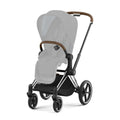 Cybex Priam chrome stroller frame with brown details | Prenatal, Babies, Nusring, Cybex, Avent Frame
