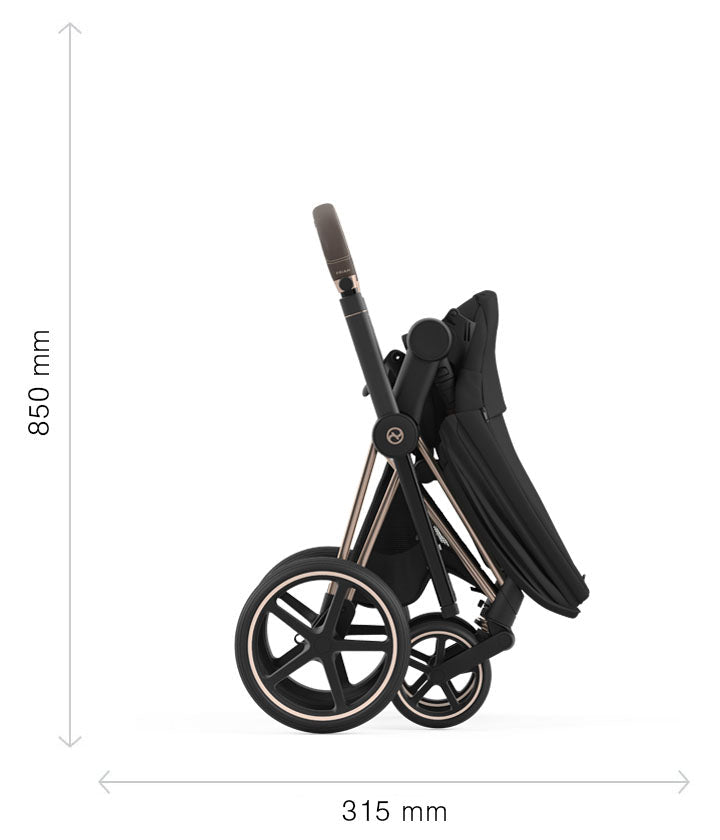 Cybex Priam Frame + Seat Hardpart - Rose Gold Frame USA, Lebanon