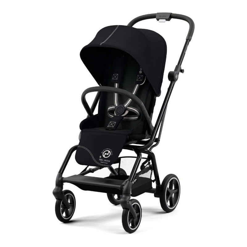 Cybex Eezy S Twist+ 2 Moon Black Stroller - Black Chassis | Prenatal, Babies, Nusring, Cybex, Avent Stroller