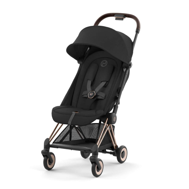 Cybex COYA Ultra-Compact Stroller - Sepia Black / Rosegold Frame | Prenatal, Babies, Nusring, Cybex, Avent Stroller