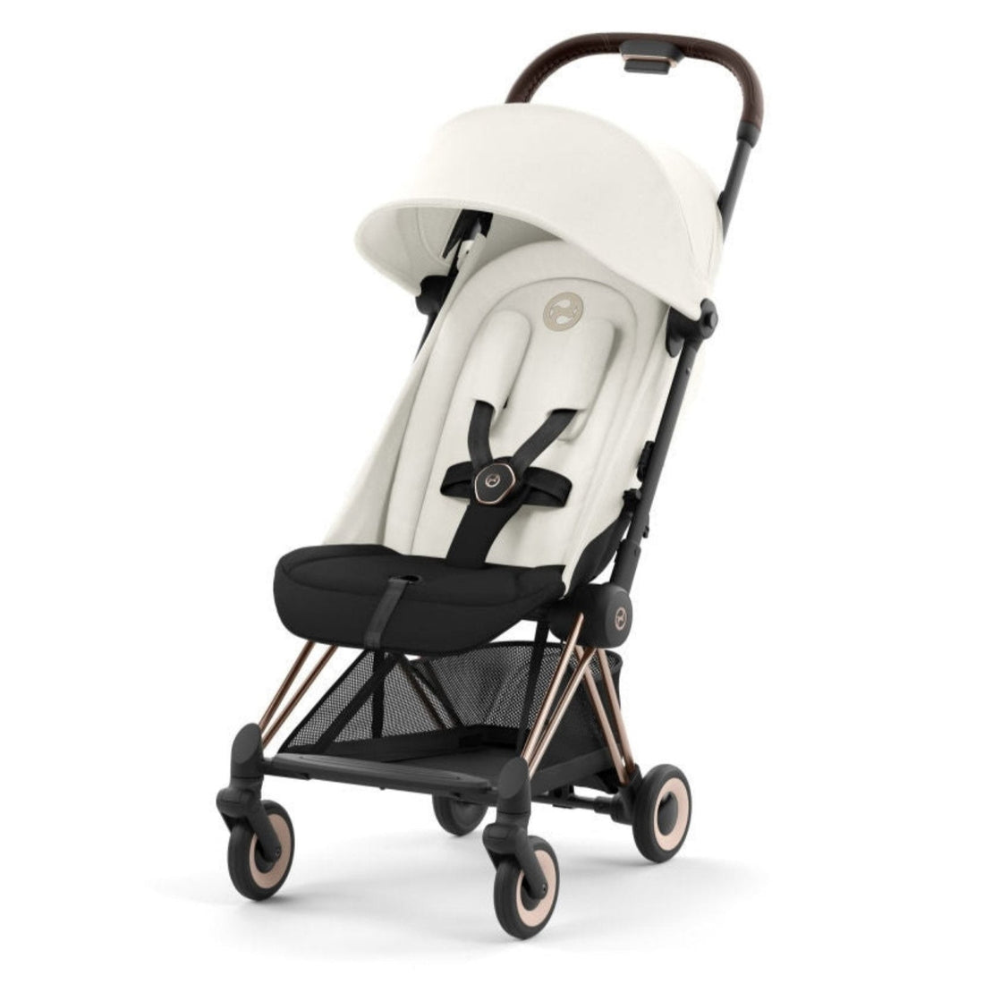 Cybex Coya buggy Off White, rosegold frame | Prenatal, Babies, Nusring, Cybex, Avent Buggy Stroller