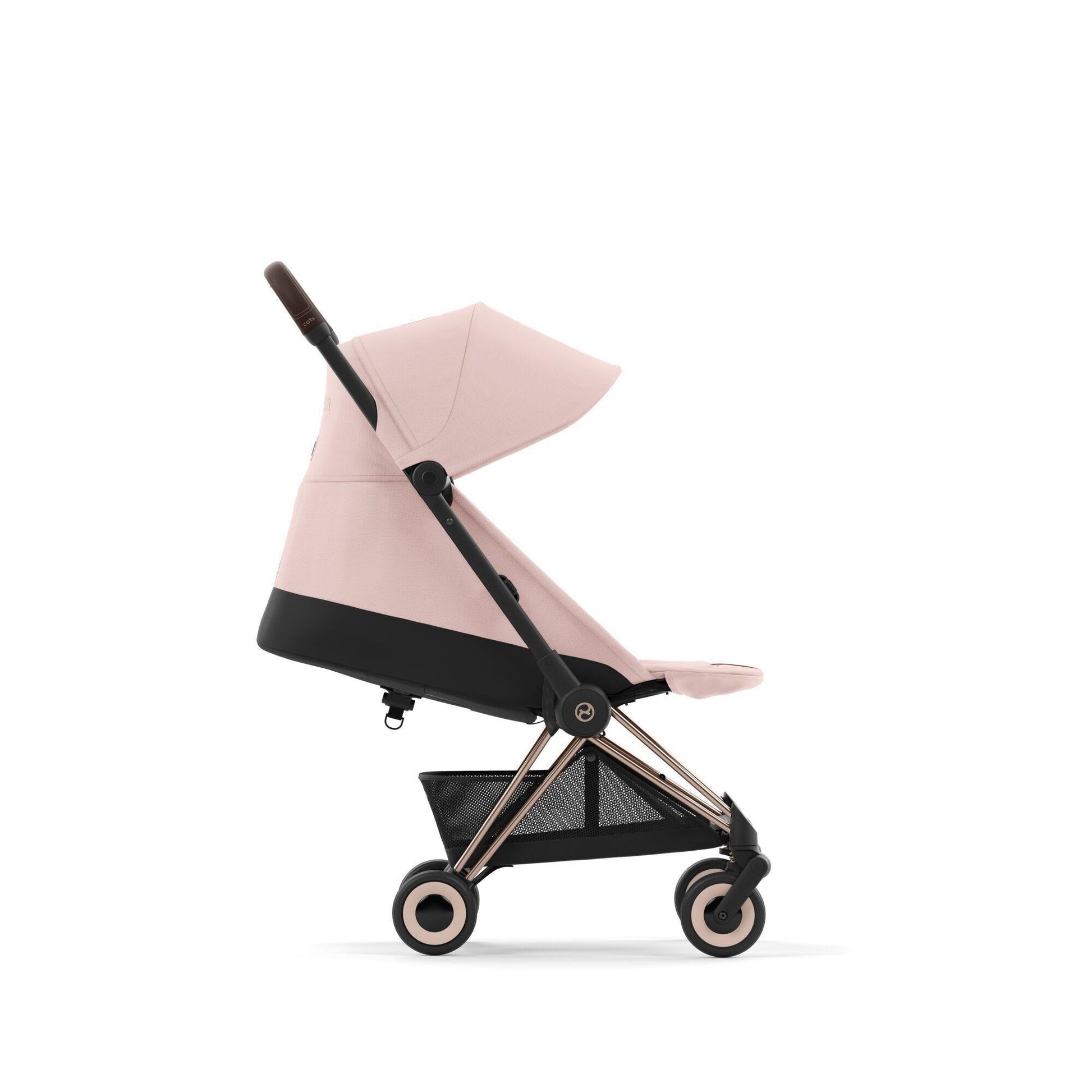 Cybex COYA Ultra-Compact Stroller - Peach Pink / Rosegold Frame | Prenatal, Babies, Nusring, Cybex, Avent Stroller