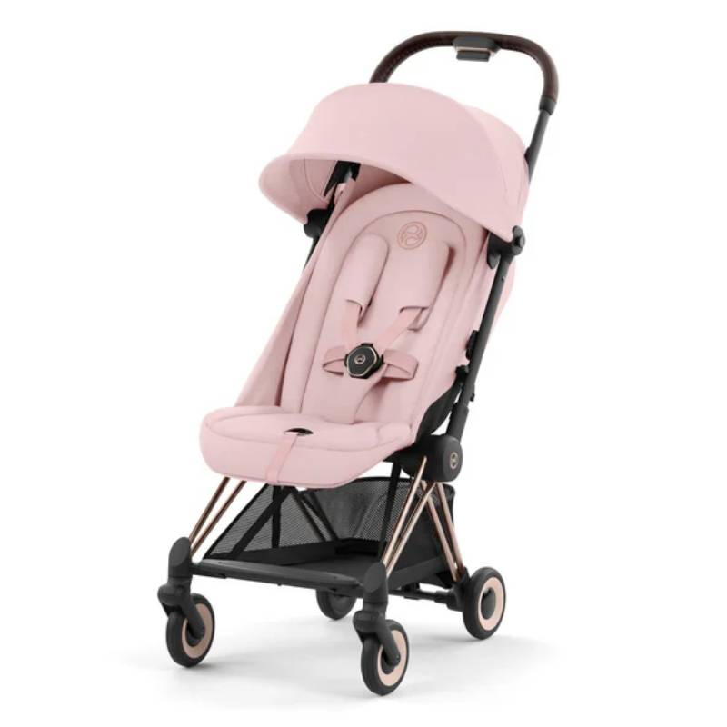 Cybex COYA Ultra-Compact Stroller - Peach Pink / Rosegold Frame | Prenatal, Babies, Nusring, Cybex, Avent Stroller