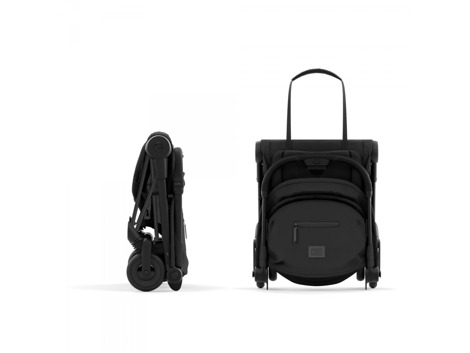 Cybex COYA Ultra-Compact Stroller - Sepia Black / Black Frame | Prenatal, Babies, Nusring, Cybex, Avent Stroller
