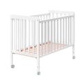 Micuna NORDIKA White Cot 120x60cm with adjustable height and co-sleeping capabilities