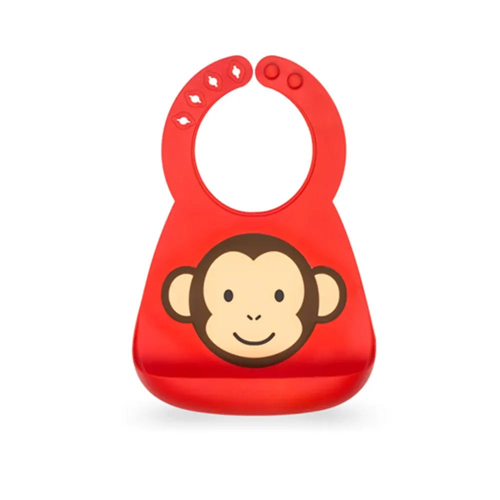 Nuby 3D Silicone Bib 3m+ Monkey | Prenatal, Babies, Nusring, Cybex, Avent Bib