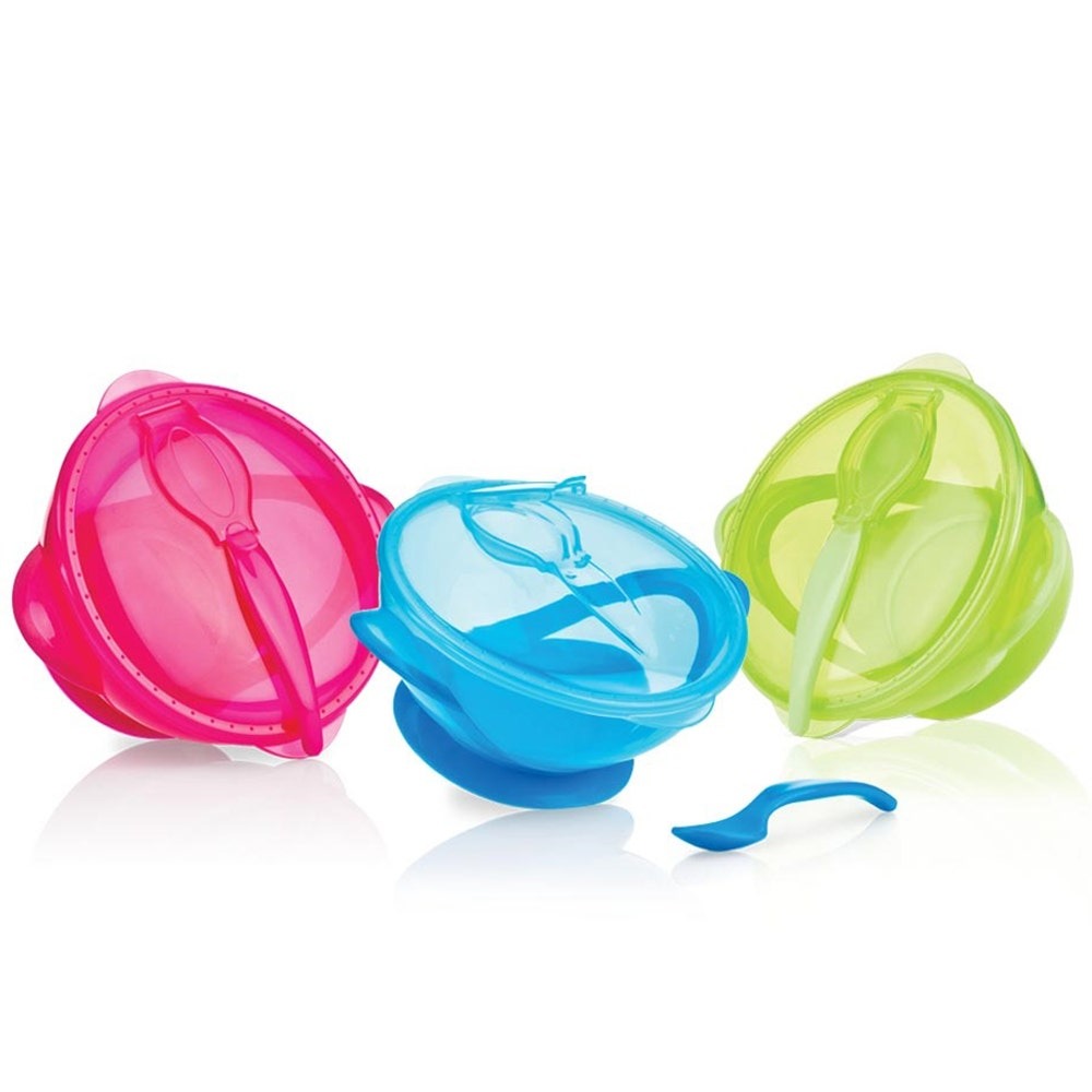 Nuby Suction Bowl with Spoon 6m+ | Prenatal, Babies, Nusring, Cybex, Avent Bowl