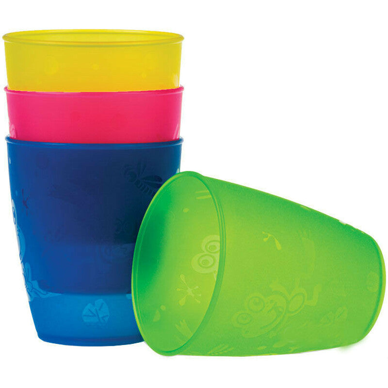 Nuby Drinking Tumbler Set 240ml Pack of 4 | Prenatal, Babies, Nusring, Cybex, Avent Drinkware Set