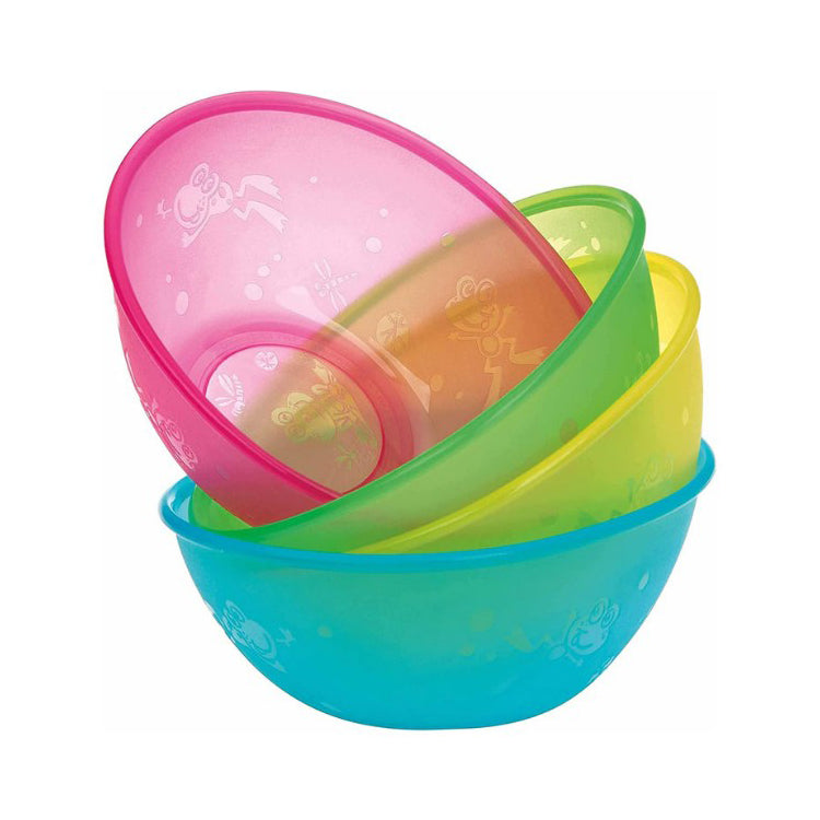 Nuby Snack Bowl Set 240ml 3m+ Pack of 4 | Prenatal, Babies, Nusring, Cybex, Avent Bowl