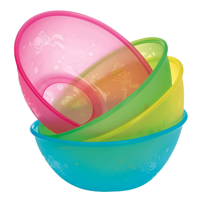 Nuby Snack Bowl Set 240ml 3m+ Pack of 4 | Prenatal, Babies, Nusring, Cybex, Avent Bowl