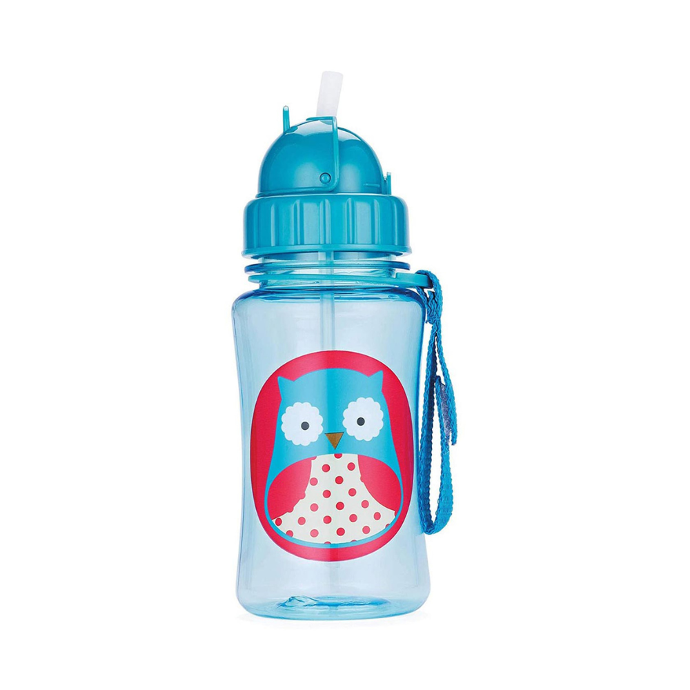 Zoo Straw Bottle, Owl