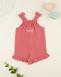 Prenatal Coral dungarees for girls