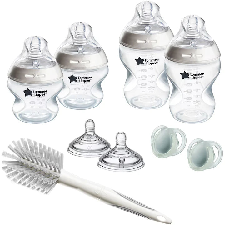 Tommee Tippee Self-Sterilising Anti-Colic Baby Bottles Newborn Starter Set 9 Piece