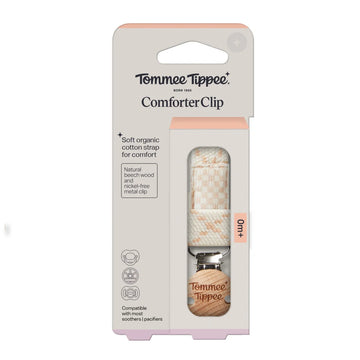 Tommee Tippee  Comforter Clip, 0+ Months, 1 Pack, Organic Cotton