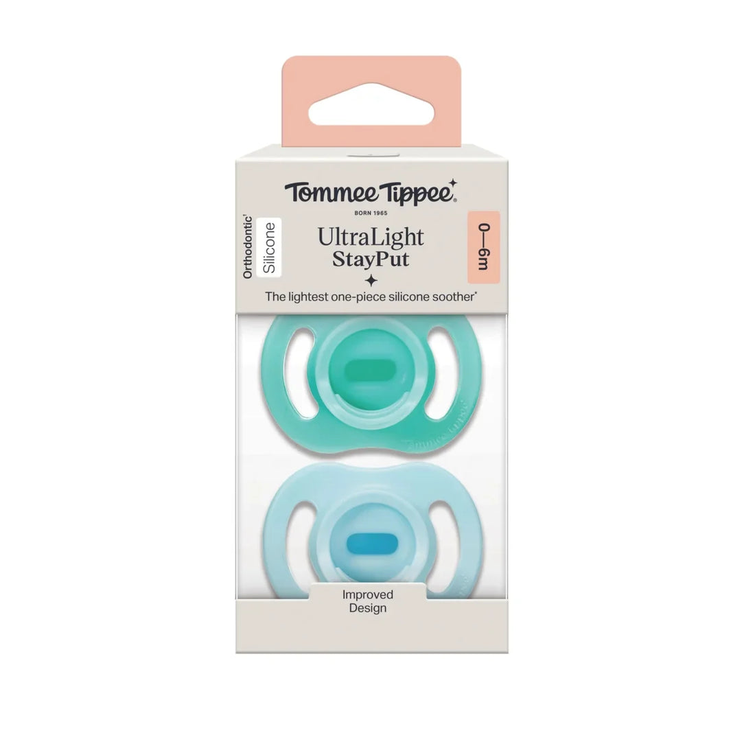 Tommee Tippee Pack of Ultra Light Pacifiers 0-6 Months Pack of 1