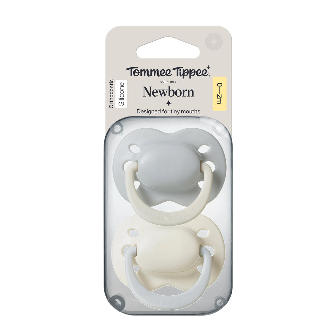 Tommee Tippee Newborn Soother 0-2m Girl Pack of 2 Assorted