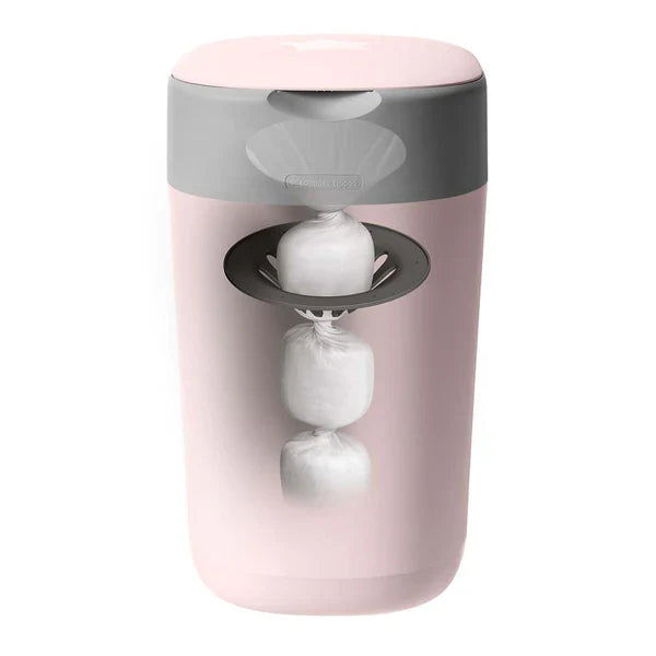 Tommee Tippee Twist And Click Advanced Nappy Bin W/ 1 Refill Cassette